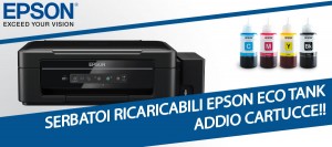 Epson eco tank, stampanti con serbatoi ricaricabili